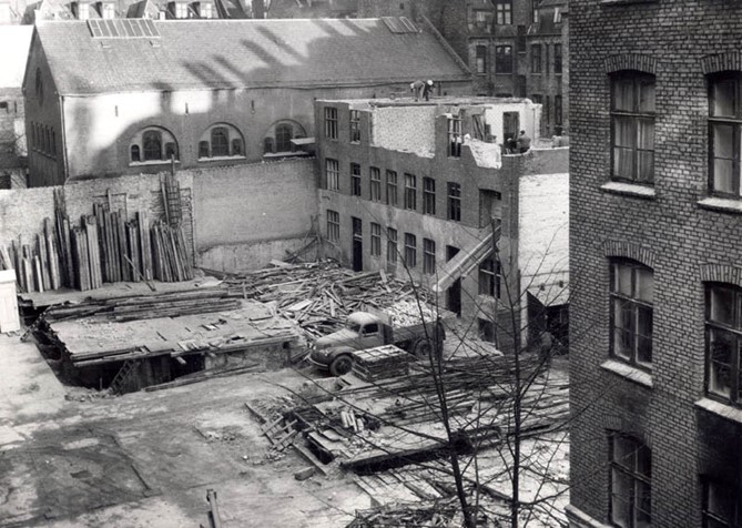 Apostelkirken, 1958. Foto: Københavns Stadsarkiv